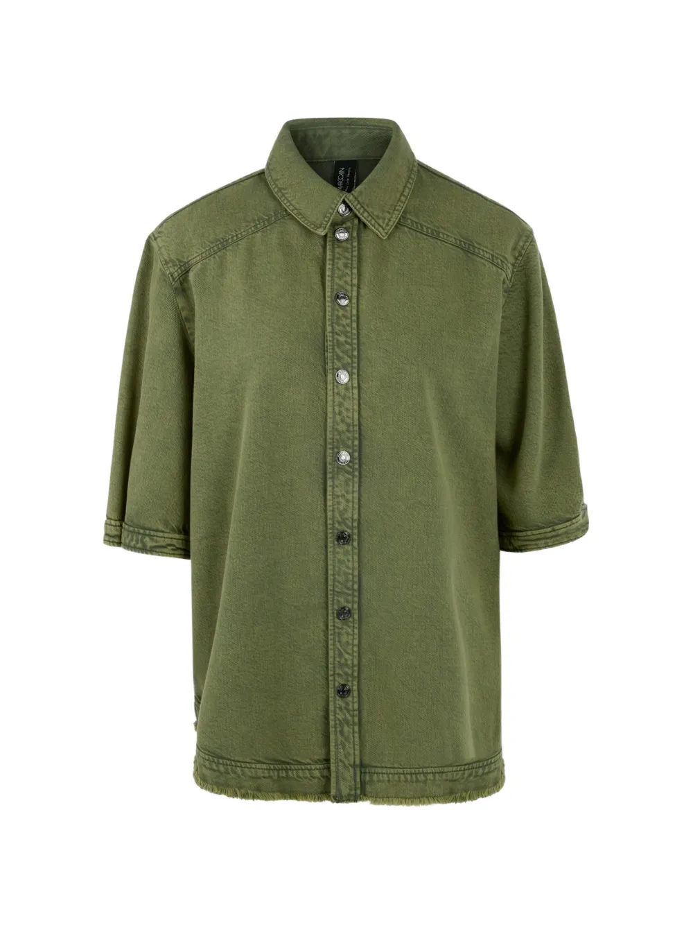 MARCCAIN Camicia denim a maniche corte - Verde