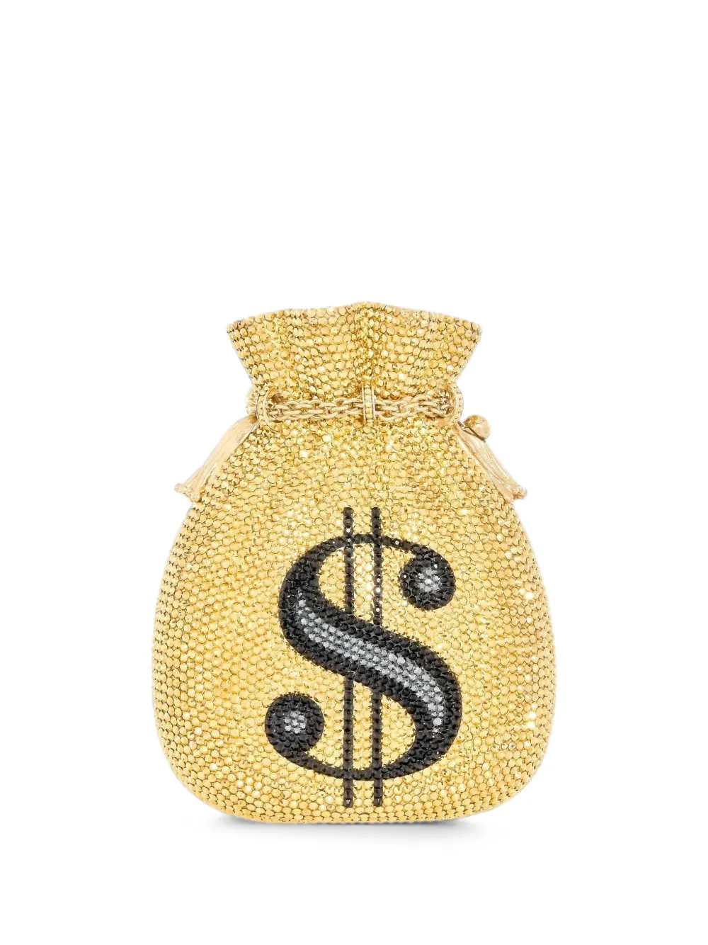 Judith Leiber Clutch con cristalli - Oro