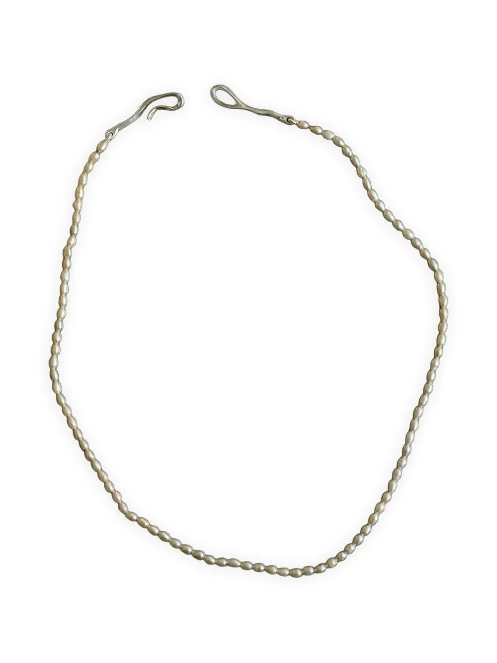 PEARL & CAVIAR Oriana pearl-embellished necklace - Silber