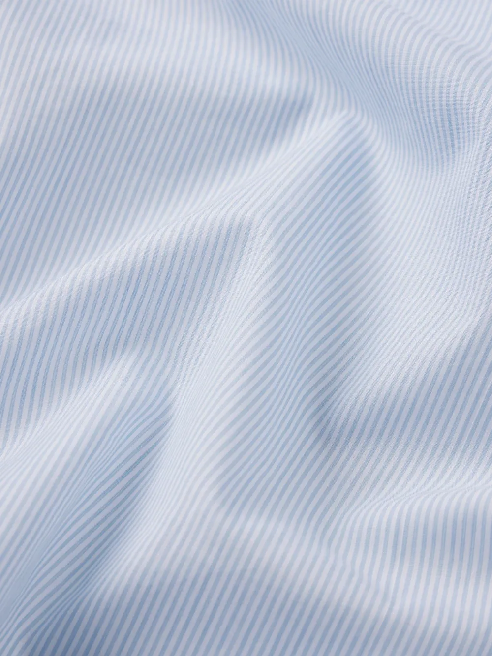  Frame Serene Lace-trim Striped-pattern Blouse - Azul 