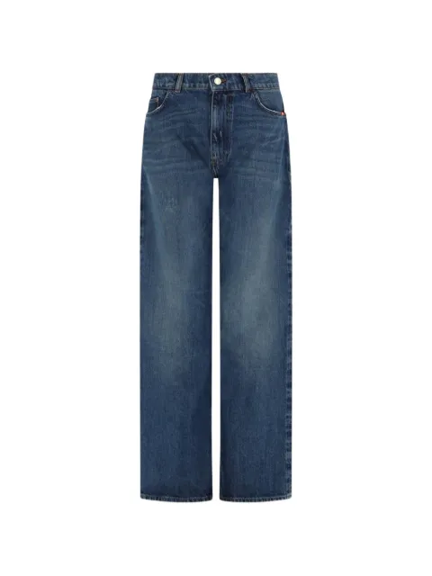 AMISH Jenny Axel faded straight-leg jeans