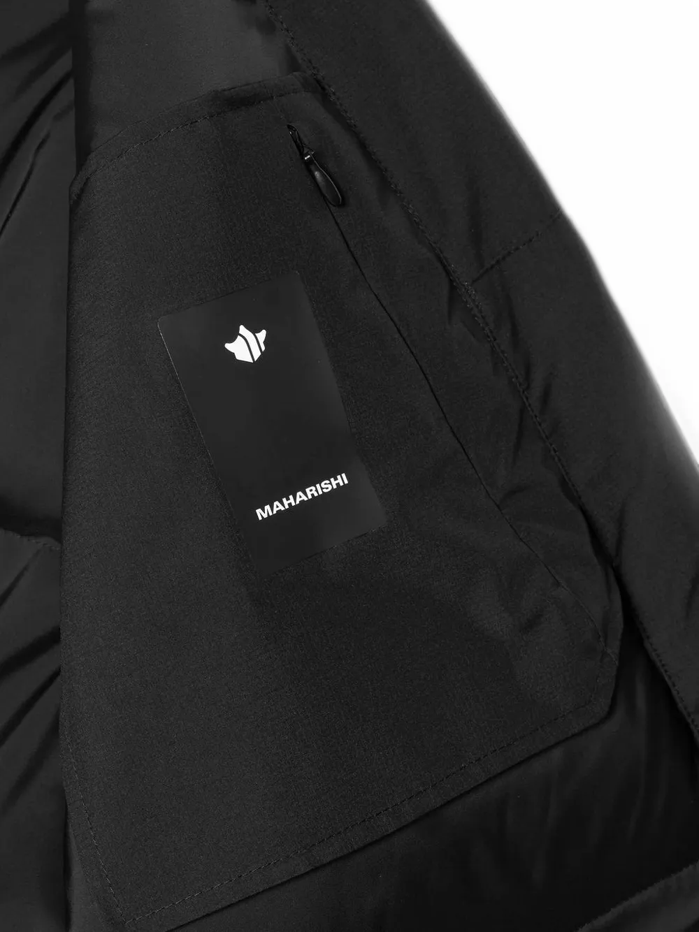 Maharishi Hanten gewatteerd jack Zwart