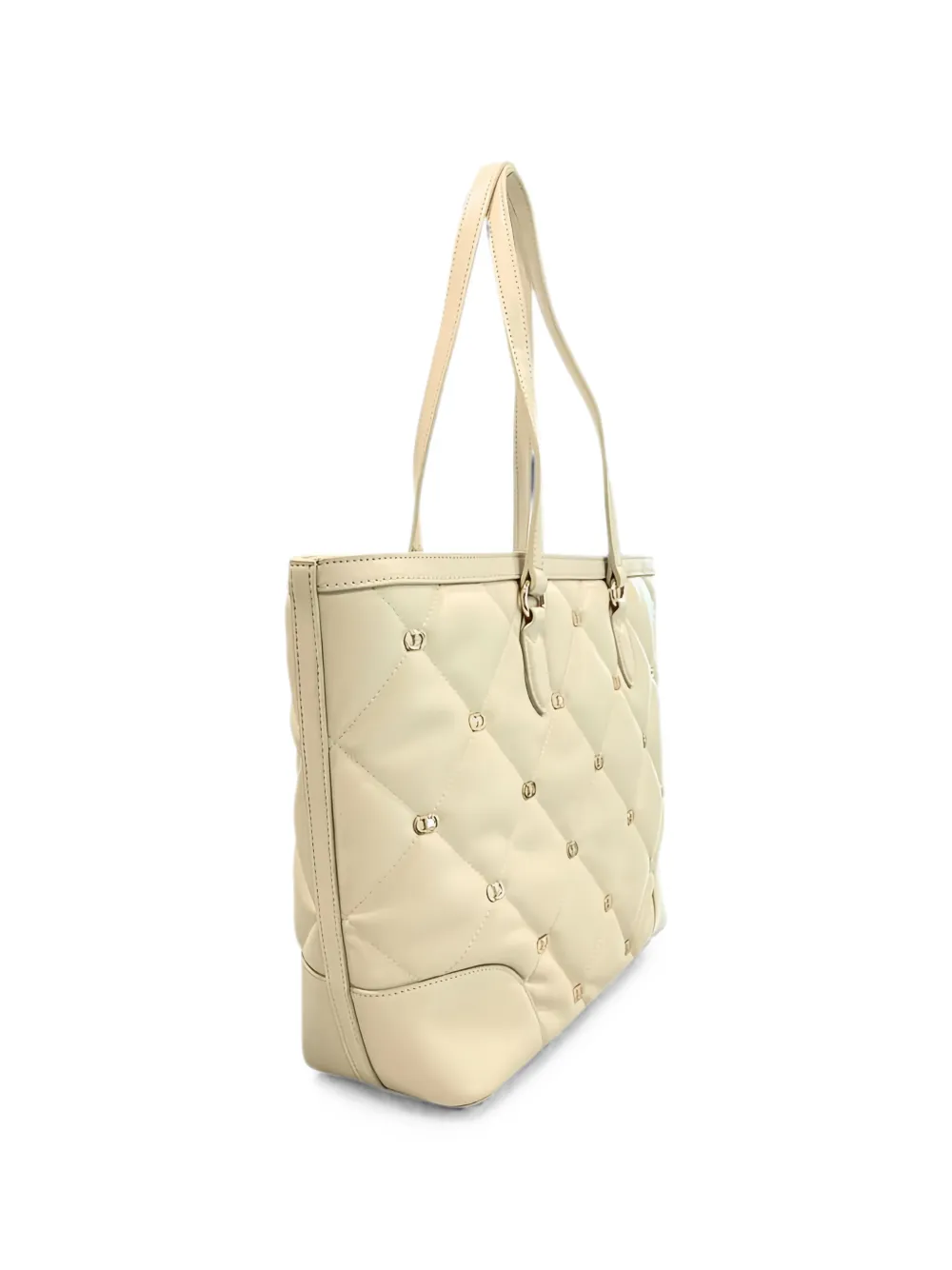 TWINSET Schoudertas met logoplakkaat Beige