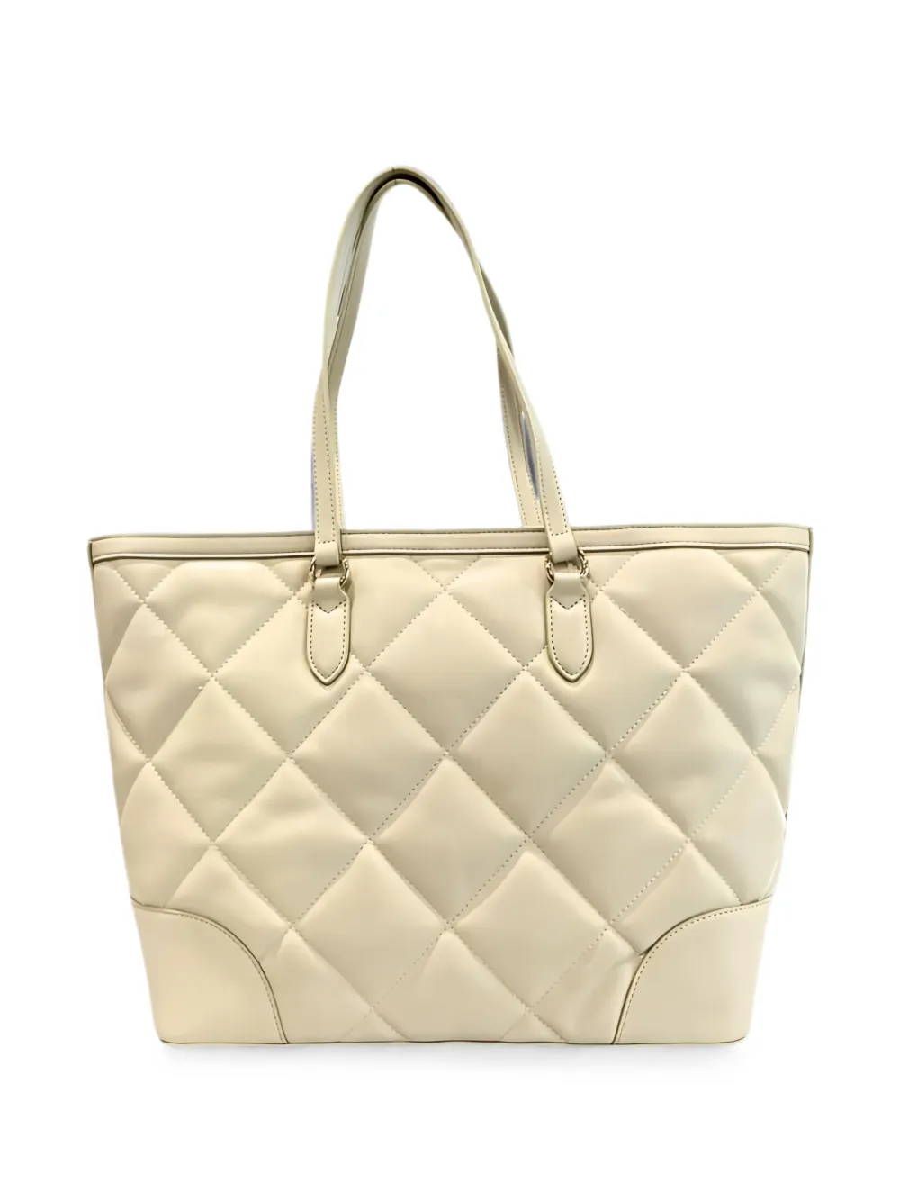 TWINSET Schoudertas met logoplakkaat Beige