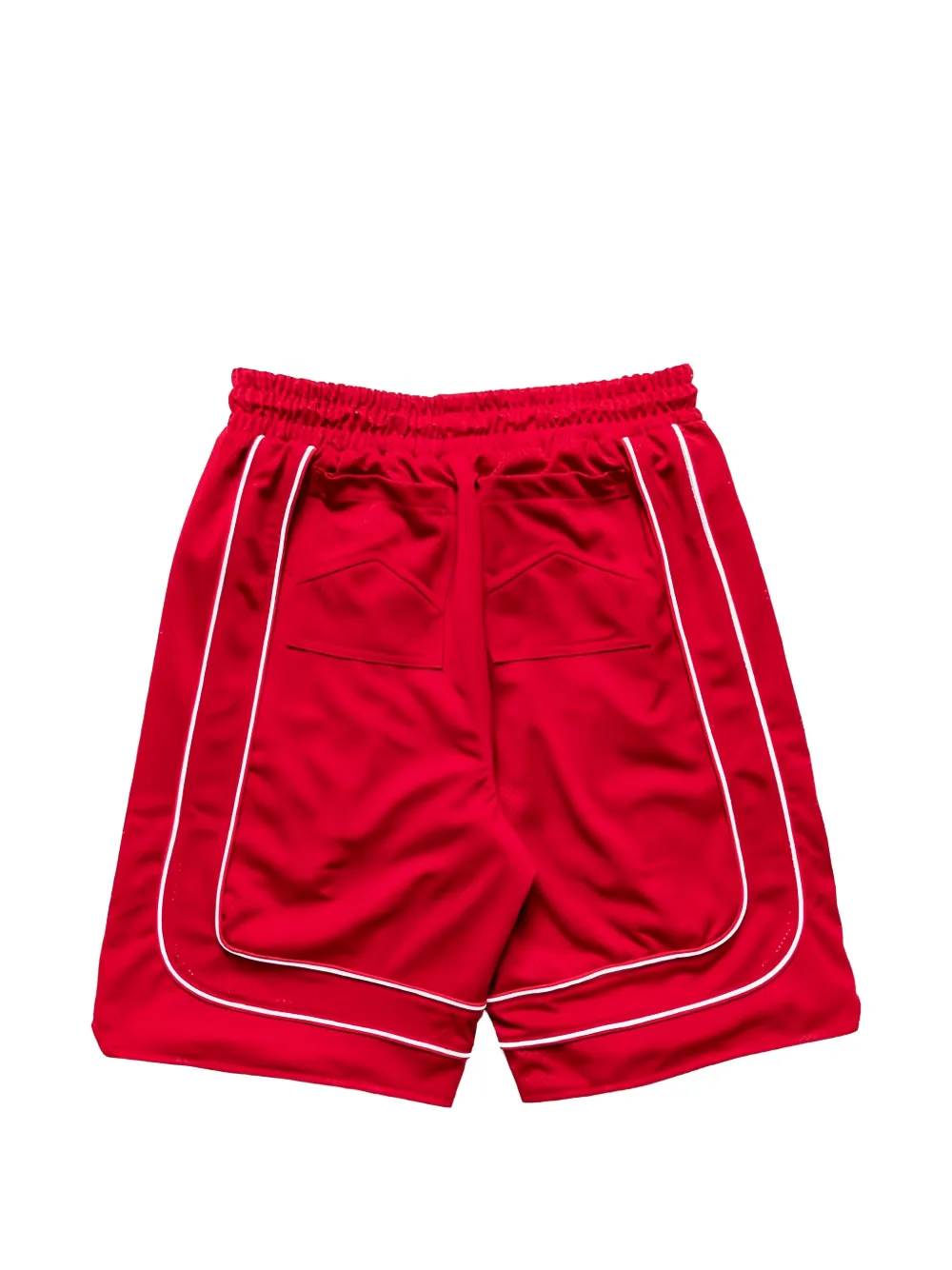 RHUDE Mesh shorts met afwerking Rood