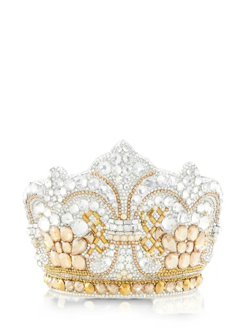 Judith Leiber crystal-embellished clutch bag