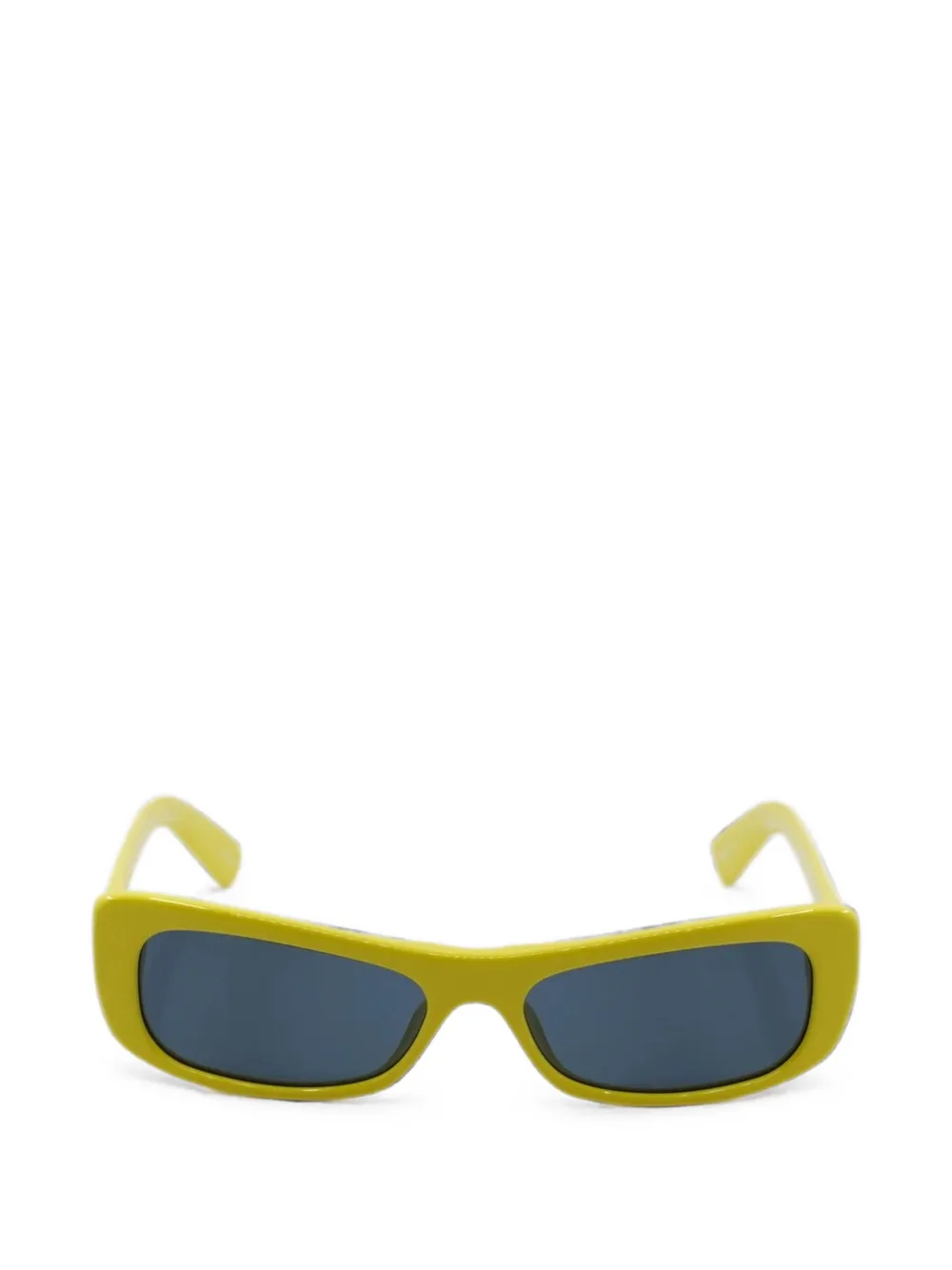 Jacquemus Occhiali da sole rettangolari - Giallo