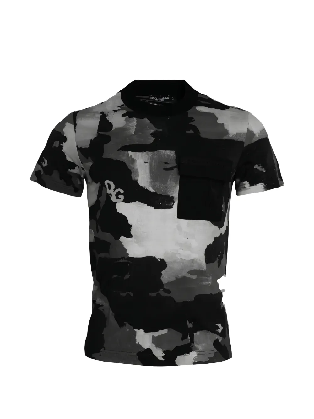 Dolce & Gabbana T-shirt con stampa camouflage - Nero