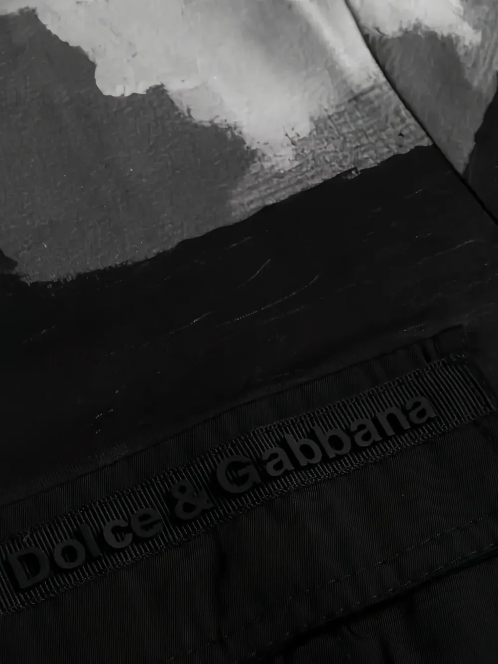 Dolce & Gabbana T-shirt met camouflageprint en opgestikte zak Zwart