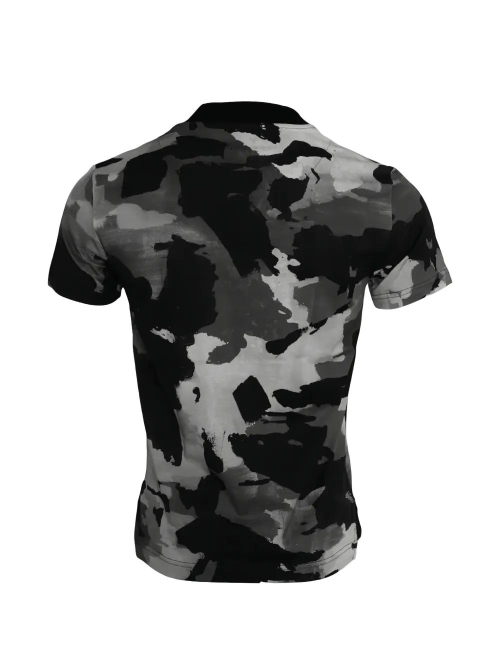 Dolce & Gabbana T-shirt met camouflageprint en opgestikte zak Zwart