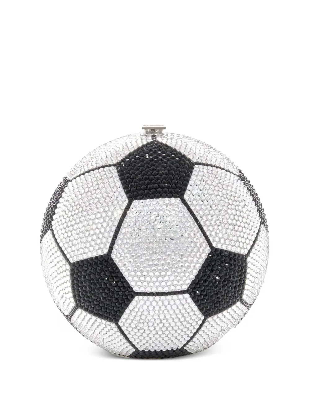 Judith Leiber Clutch con cristalli - Bianco