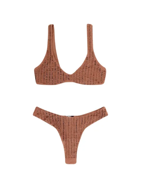 VENUJA crystal-embellished bikini