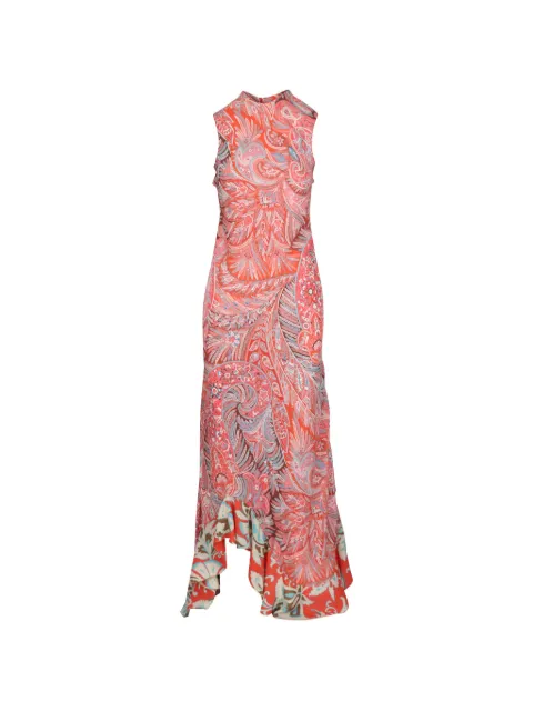 ETRO paisley-print ruffled maxi dress
