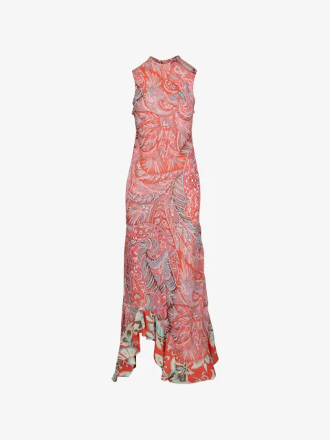 ETRO paisley-print ruffled maxi dress