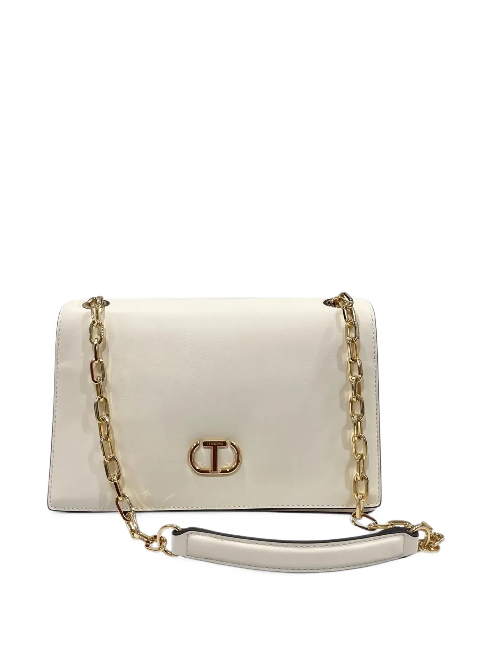 TWINSET Crossbodytas met logoplakkaat Wit