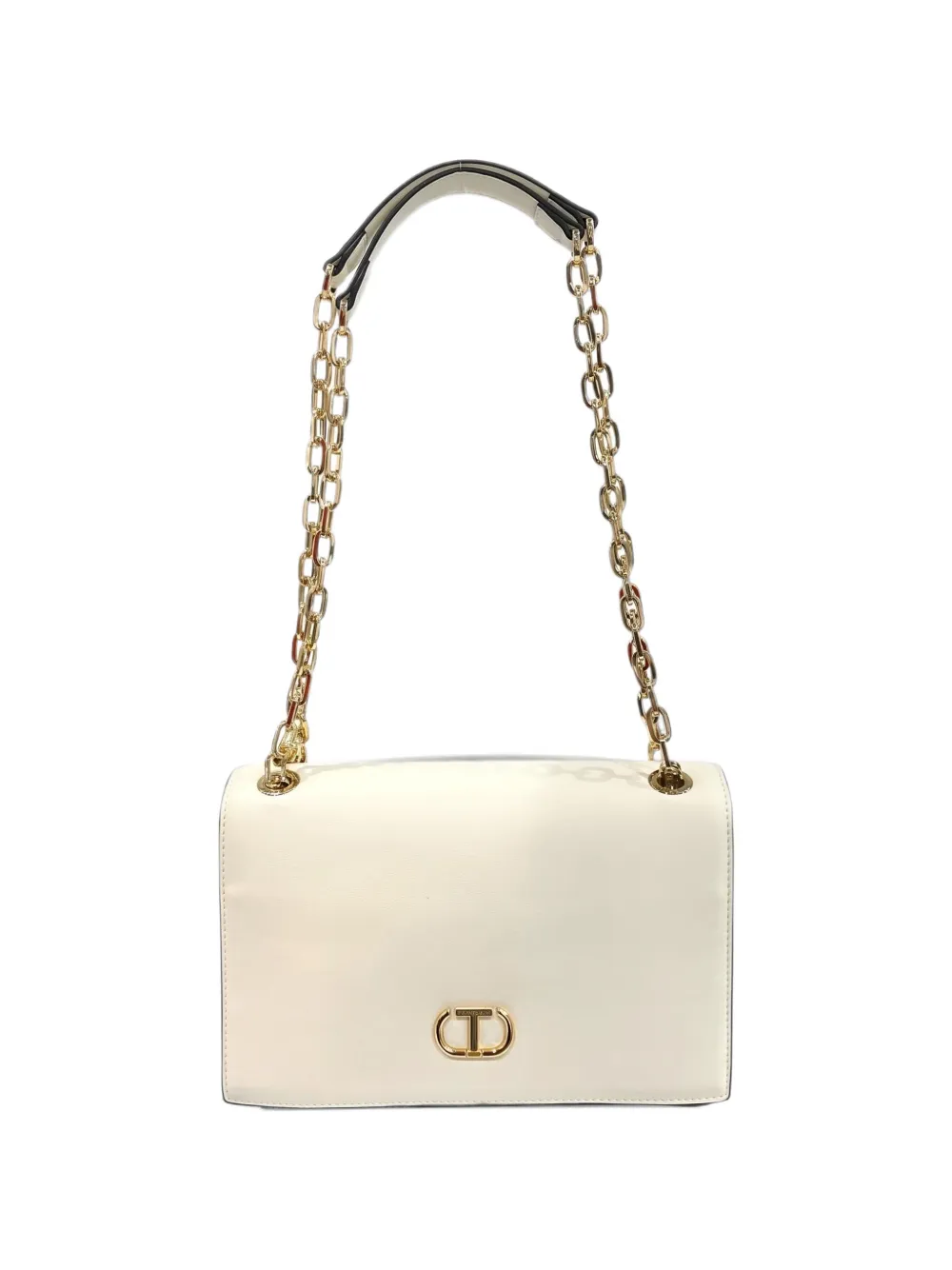 TWINSET Crossbodytas met logoplakkaat Wit