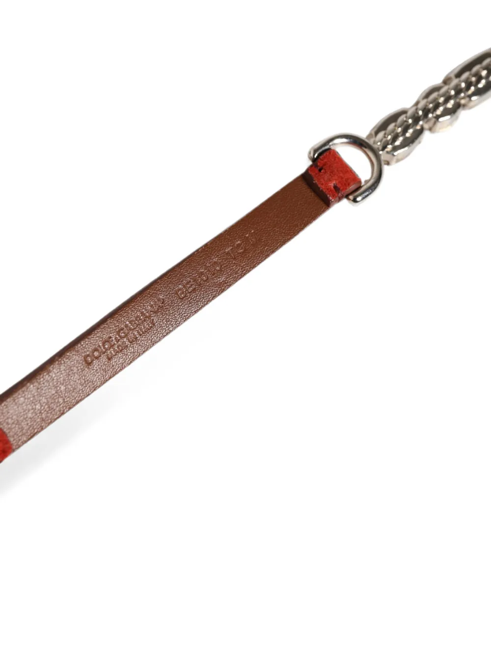 Dolce & Gabbana Riem verfraaid met kristallen Rood