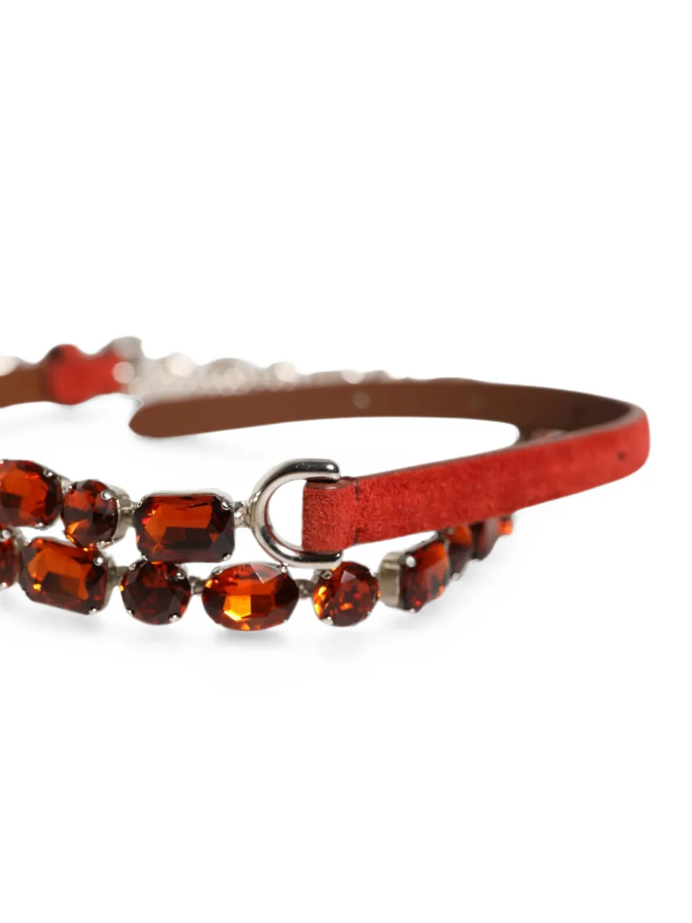 Dolce & Gabbana Riem verfraaid met kristallen Rood