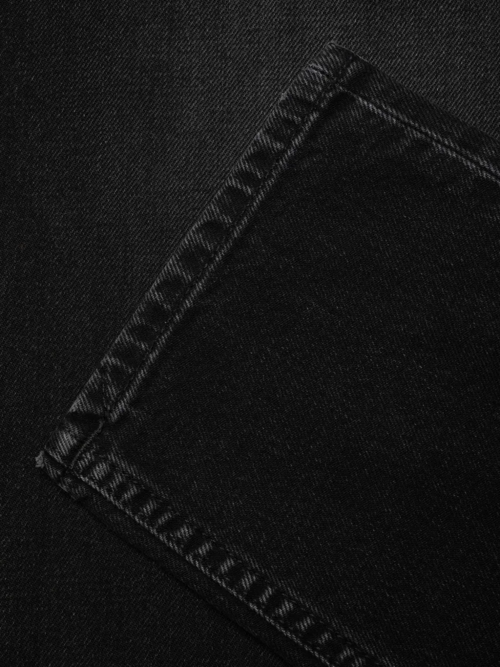 Nudie Jeans Solid Ollie jeans met vervaagd effect Zwart
