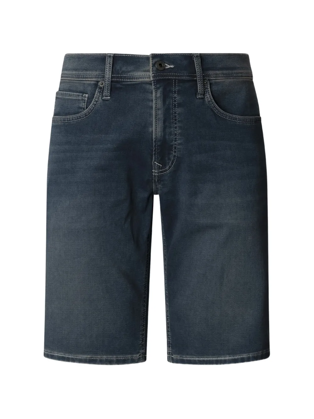 Pepe Jeans faded-effect slim-fit shorts - Blau