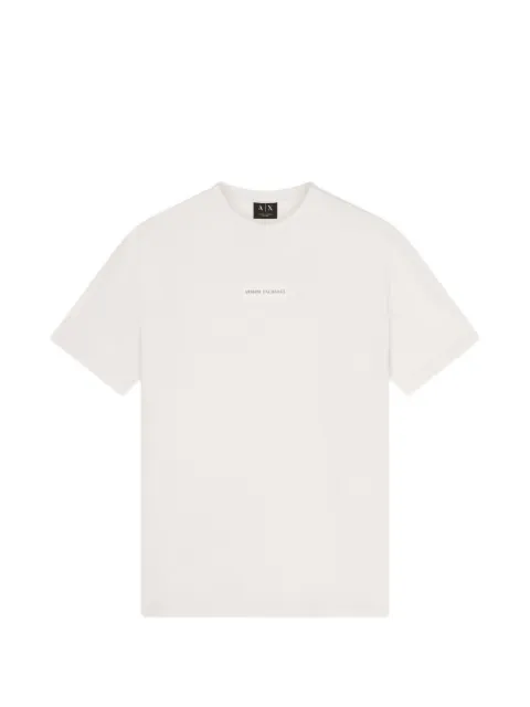Armani Exchange camiseta con parche del logo