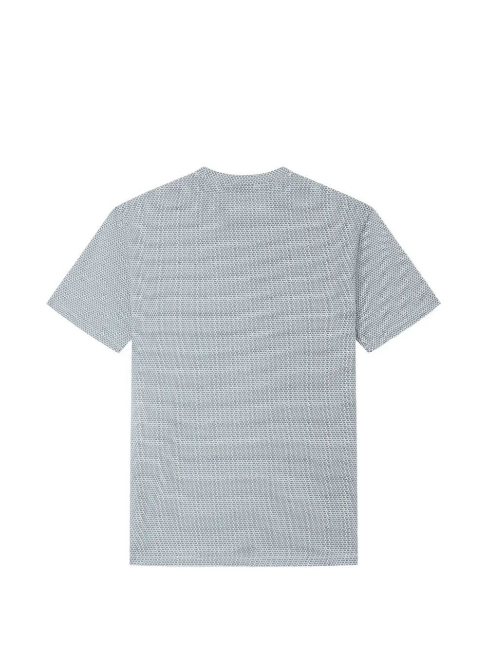Armani Exchange Katoenen T-shirt met monogramprint Blauw