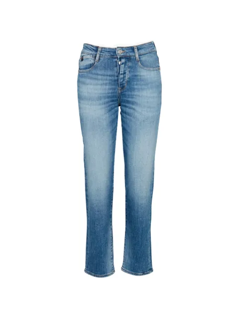 Les Temps des Cerises Calça jeans slim com efeito desbotado