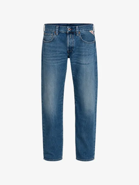 Replay Deryck logo-patch jeans