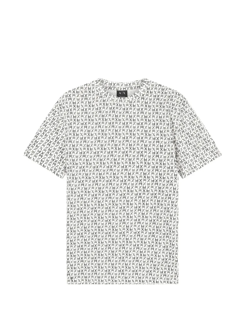 Armani Exchange logo-print cotton T-shirt - Nude