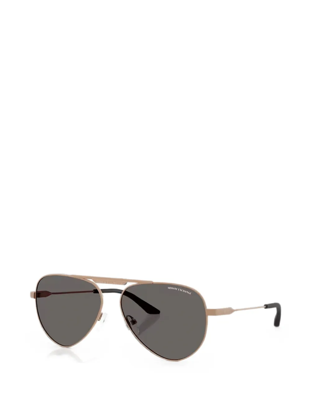 Armani Exchange Zonnebril met piloten montuur Bruin
