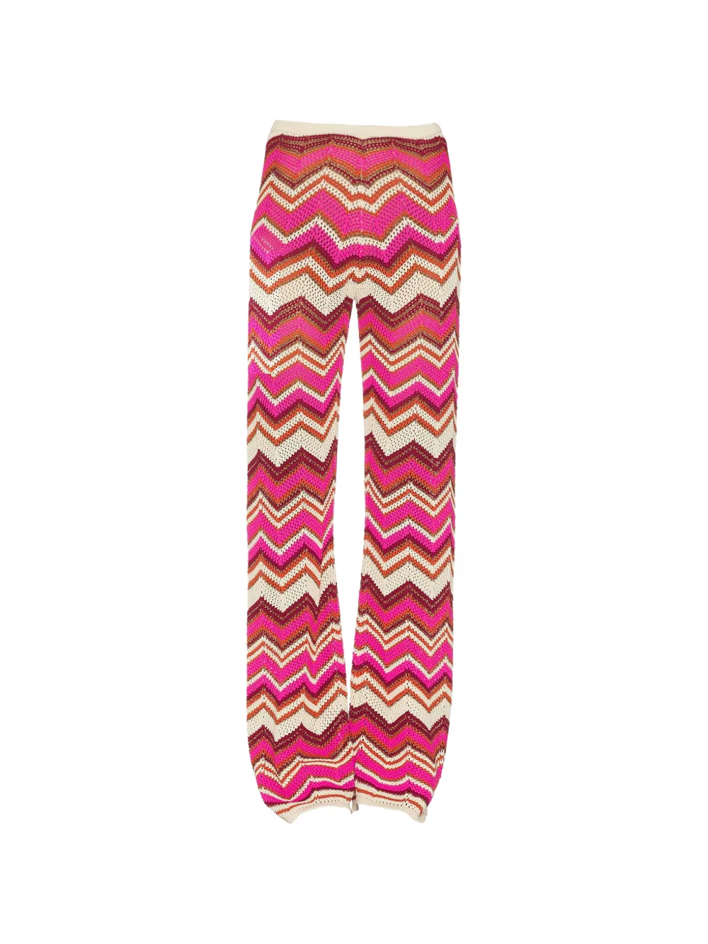  Devon Windsor Cierra Chevron-knit Trousers - Rosa 