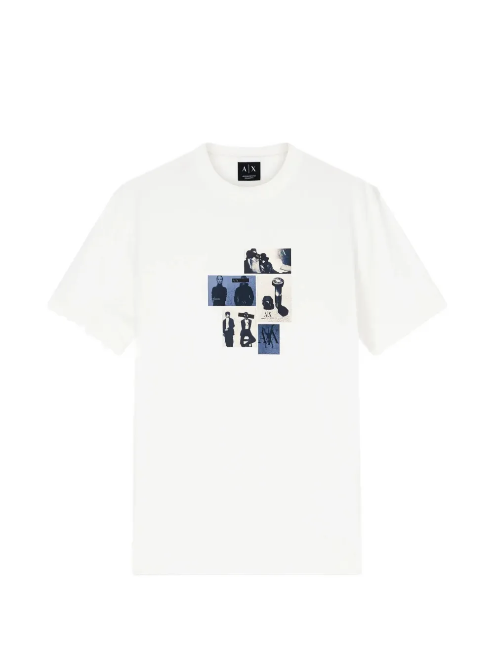 Armani Exchange футболка с графичным принтом и логотипом | белый | Image 1