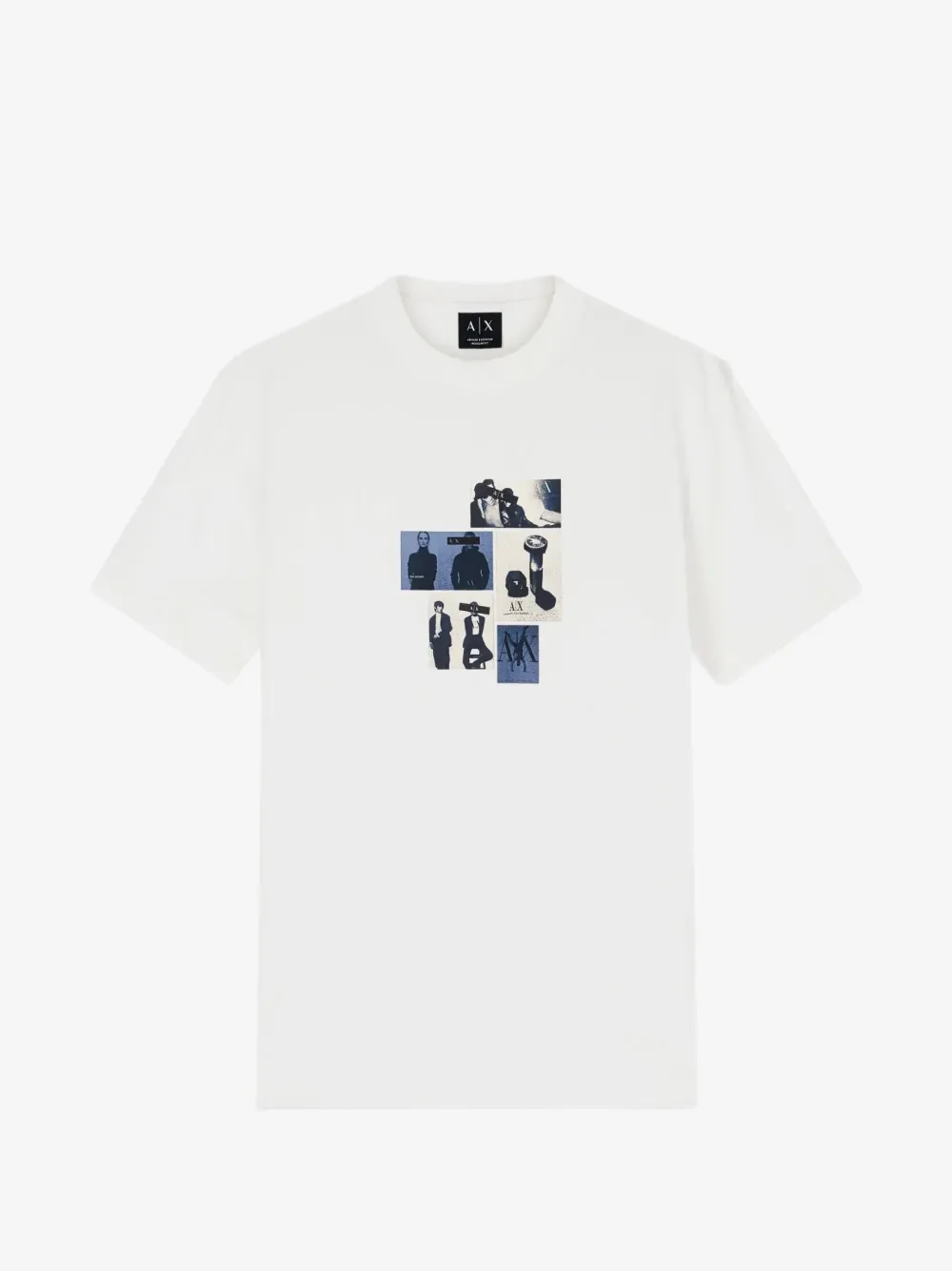 Armani Exchange graphic-print logo T-shirt | White | Image 1