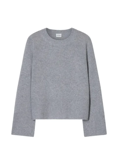 Closed crew-neck long-sleeve knitwear