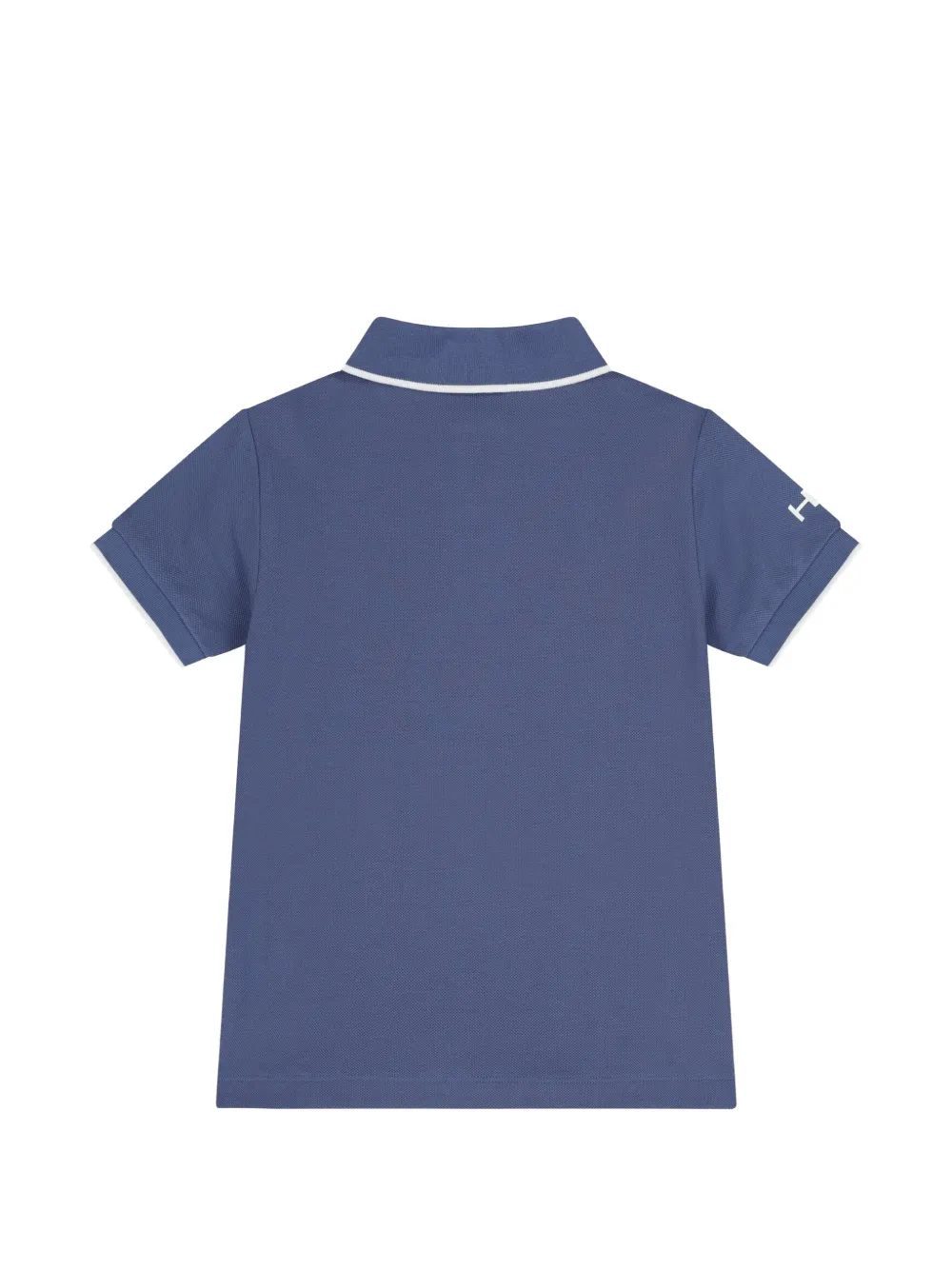 Hackett Kids Poloshirt met logoprint Blauw