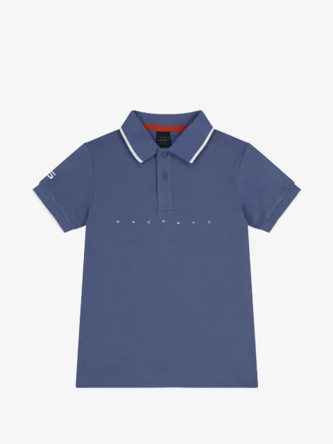 Hackett Kids قميص بولو بيكيه بطبعة شعار الماركة