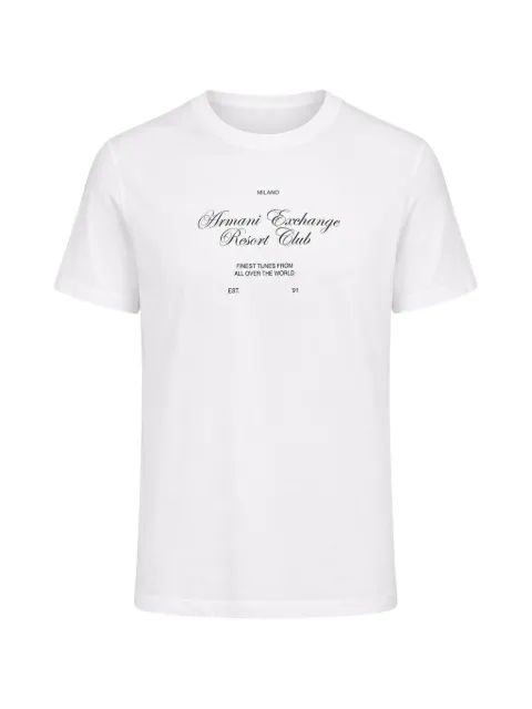 Armani Exchange camiseta con logo estampado