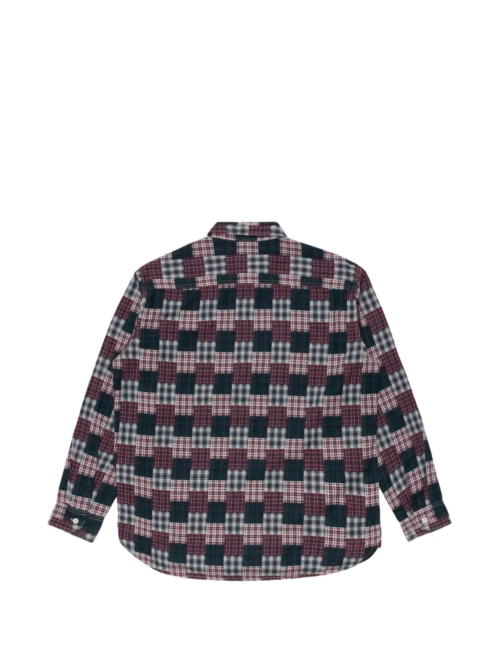  Edwin Work Patterned Button-down Cotton Shirt - Rojo 