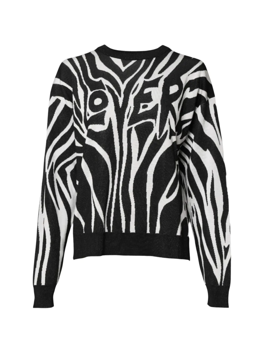Dolce & Gabbana Maglione con stampa zebrata - Nero