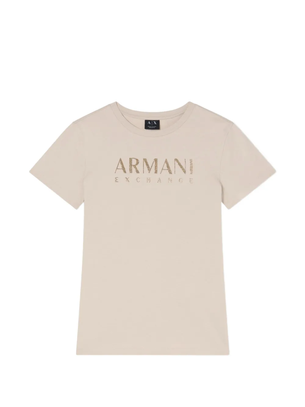 Armani Exchange T-shirt con logo - Toni neutri