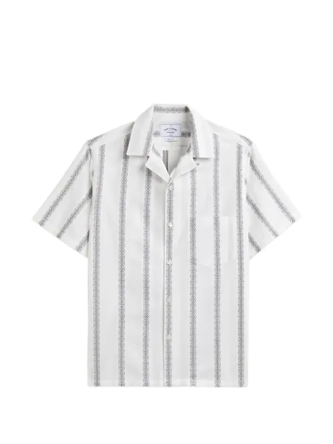 Portuguese Flannel Louro stripe-print short-sleeve shirt