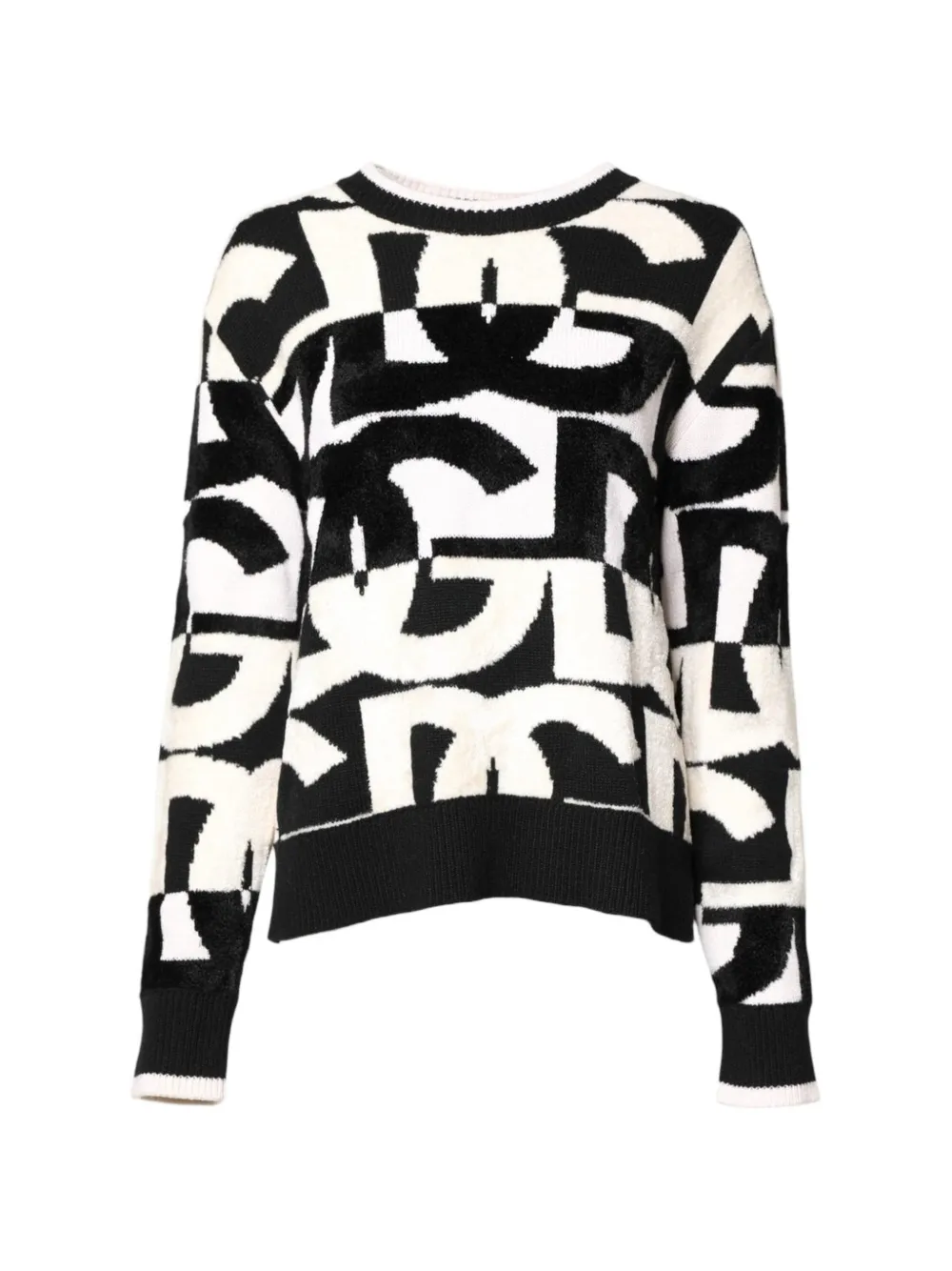 Dolce & Gabbana Maglione girocollo con logo - Nero