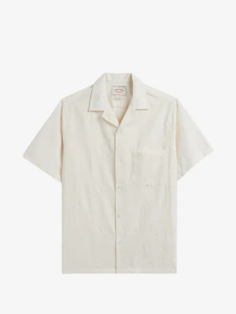 Portuguese Flannel embroidered short-sleeve shirt
