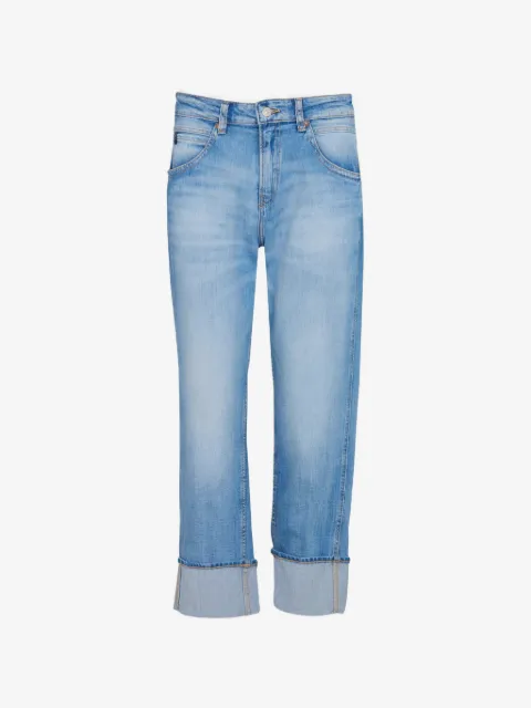 Les Temps des Cerises jeans con dobladillo vuelto