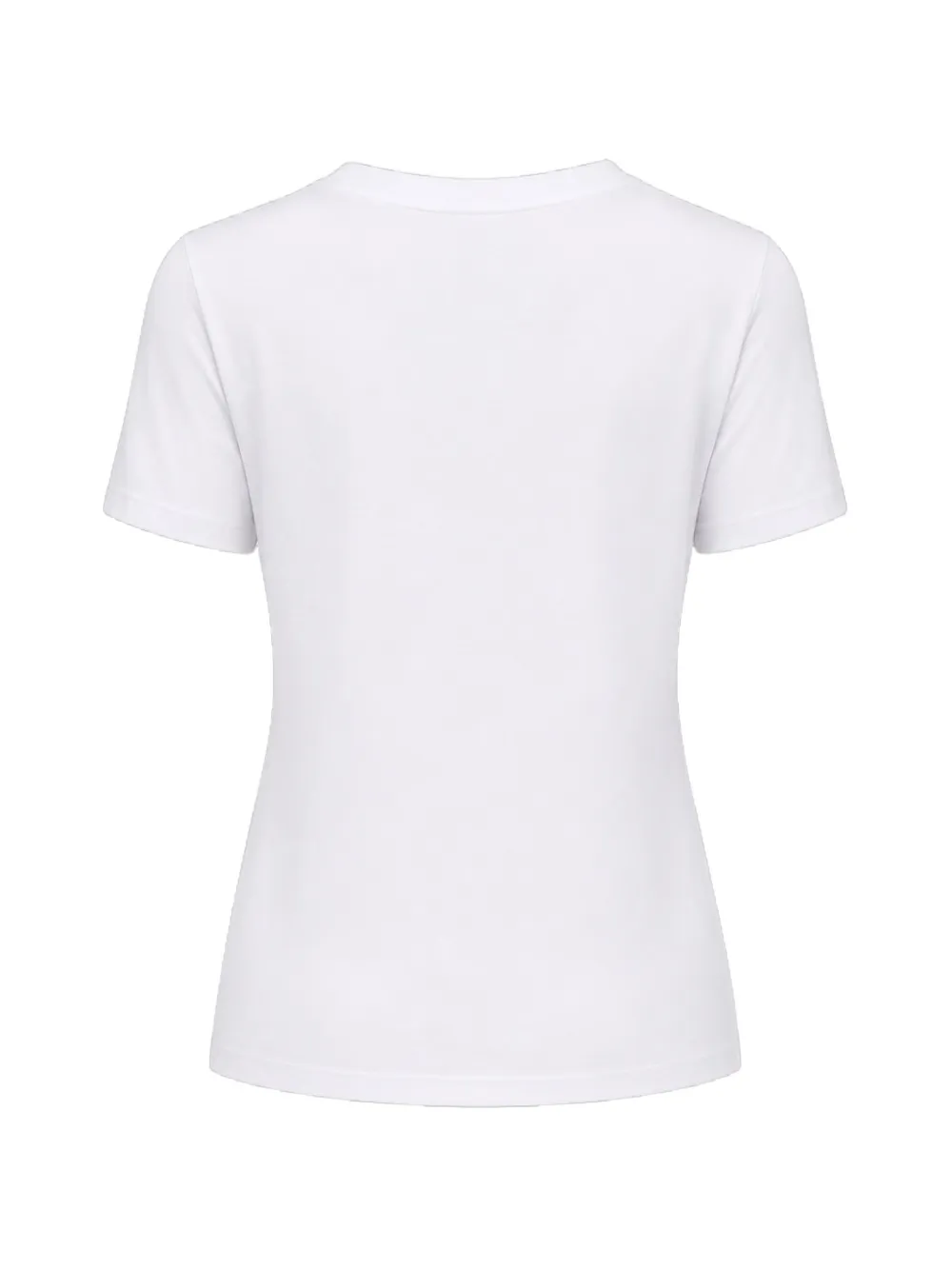 Armani Exchange Katoenen T-shirt met logoprint Wit