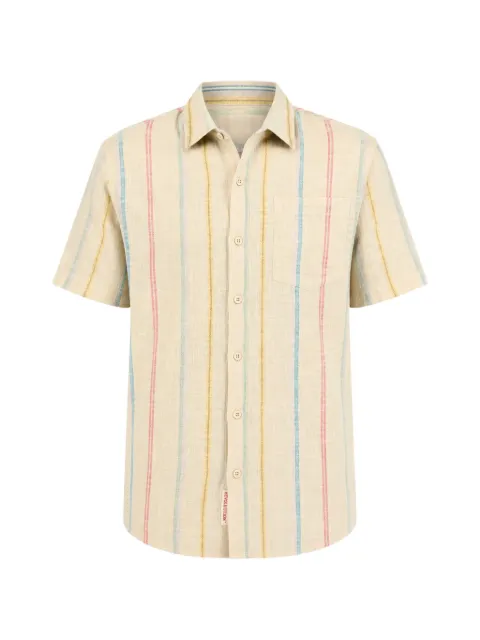 Revolution Now vertical-stripe short-sleeved shirt
