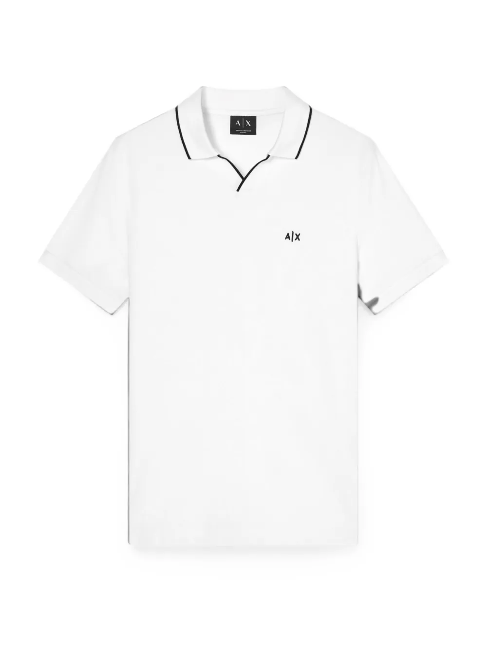 Armani Exchange Poloshirt met geborduurd logo Wit