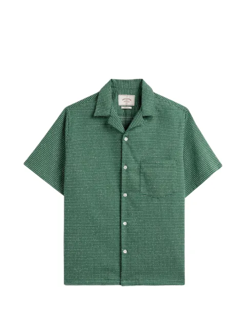 Portuguese Flannel polka-dot camp-collar shirt