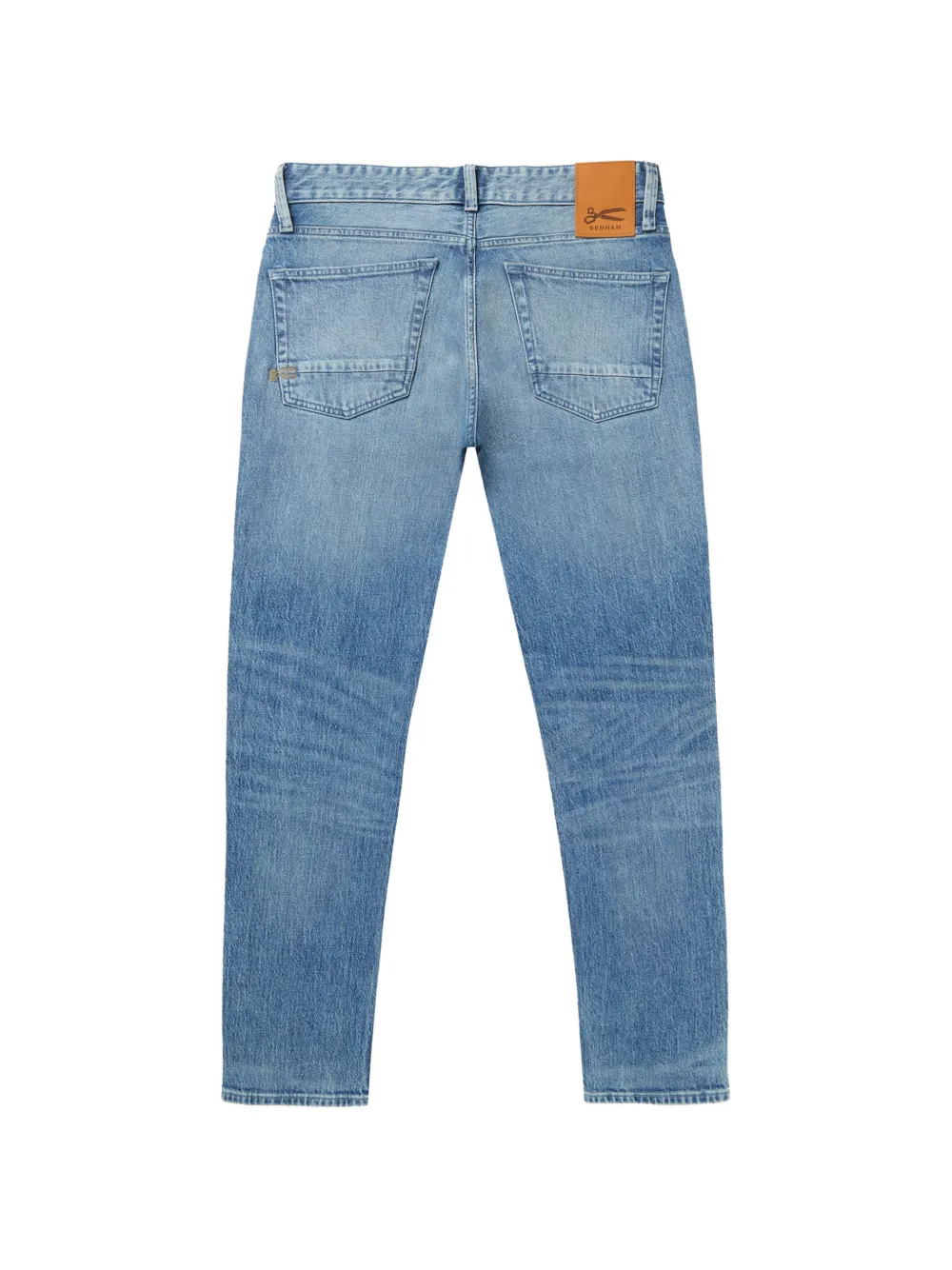  Denham Razor Faded-effect Jeans - Blu 
