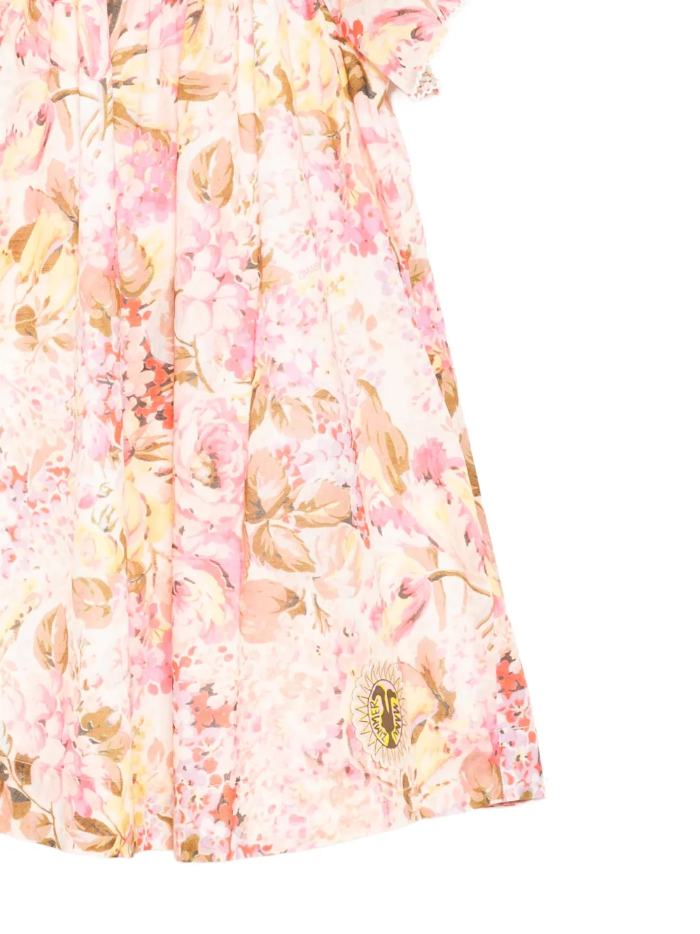 ZIMMERMANN Kids Solstice jurk Roze